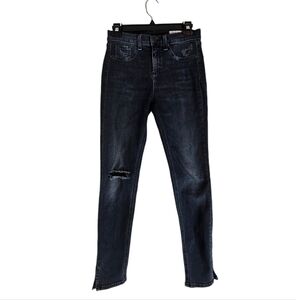 Rag & Bone 10 Inch Capri Black Jeans 26 Preowned